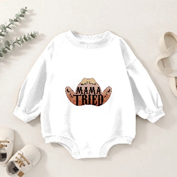 Discover Womens Country Music Mama Tried Baby Romper Sweatshirts