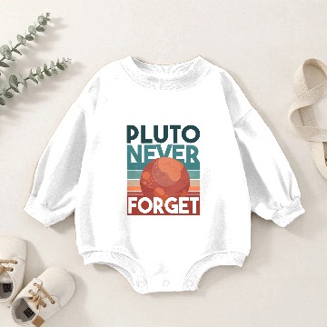 Discover Pluto never forget Baby Romper Sweatshirts