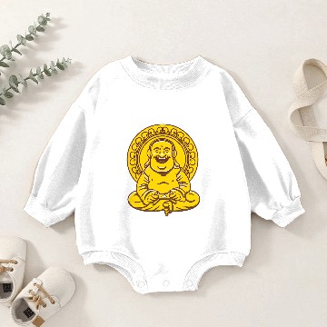 Discover Zen Meditation Yoga Buddha Omm Baby Romper Sweatshirts