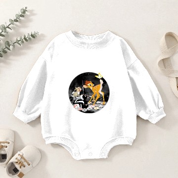 Discover Disney Bambi Playmates Baseball Tees Baby Romper Sweatshirts
