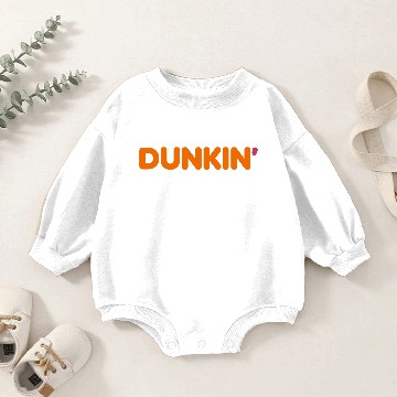 Discover Dunkin' Donuts-Logo Food Restaurant Baby Romper Sweatshirts