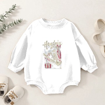 Discover Jimi Hendrix Flag Baby Romper Sweatshirts