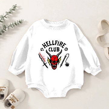 Discover Hellfire Baseball Club Baseball Baby Romper Sweatshirts