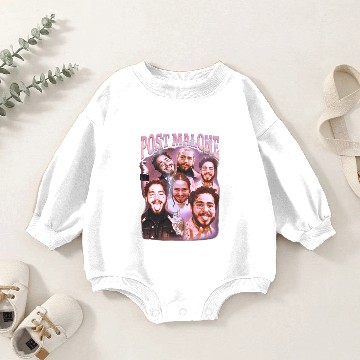 Discover Post Malone Baby Romper Sweatshirts, Post Malone Printed Graphic Baby Romper Sweatshirts