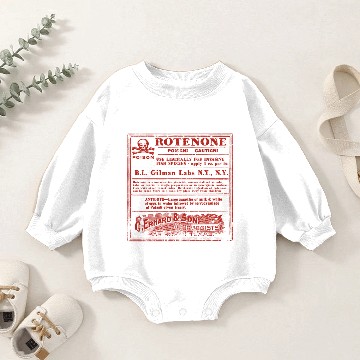 Discover Rotenone Label, distressed - The Creature From The Black Lagoon - Baby Romper Sweatshirts