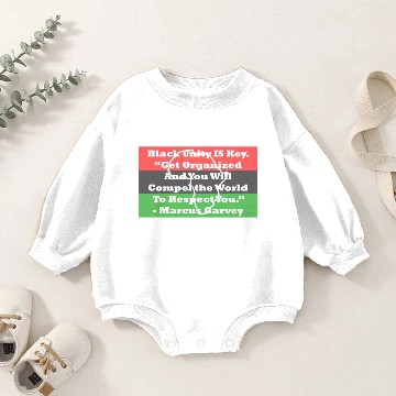 Discover Marcus Garvey Unity Baby Romper Sweatshirts