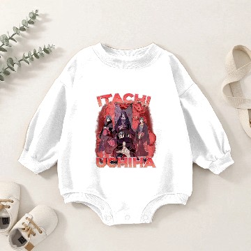 Discover Itachi Uchiha Baby Romper Sweatshirts, Anime Baby Romper Sweatshirts