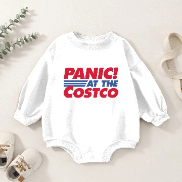 Discover Panic at the Costco - Panic - Double Sided Mineral Wash Baby Romper Sweatshirts