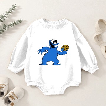 Discover Cookie Monster and a Cookie Baby Romper Sweatshirts