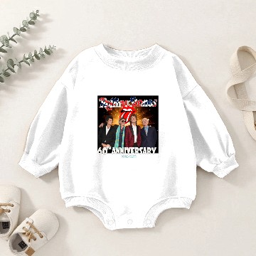 Discover Rolling Stones  60th Anniversary Baby Romper Sweatshirts