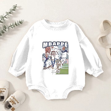 Discover Mbappe Baby Romper Sweatshirts
