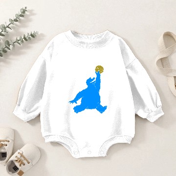 Discover Just Do Eat Cookie Monster Baseball Jerseys Baby Romper Sweatshirts