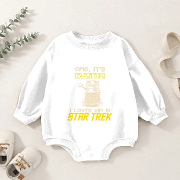 Discover omg it's r2d2 i loved him in Baby Romper Sweatshirts