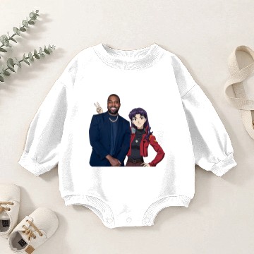 Discover Kanye x Misato Classic Baby Romper Sweatshirts