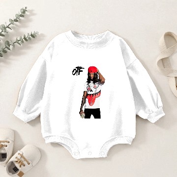 Discover Lil Durk Rapper OTF Baby Romper Sweatshirts
