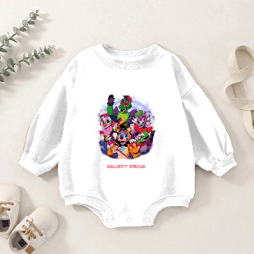 Discover Fnaf Security Breach Classic Zip Baby Romper Sweatshirts