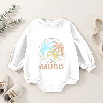 Discover Maldives Baby Romper Sweatshirts