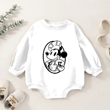 Discover Disney Mickey Mouse Chef Mickey Outline Raglan Baseball Baby Romper Sweatshirts Baseball Jerseys