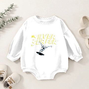 Discover The silver surfer Retro - Silver Surfer - Baseball Tees Baby Romper Sweatshirts