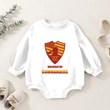 Discover Washington Commanders Classic Baby Romper Sweatshirts