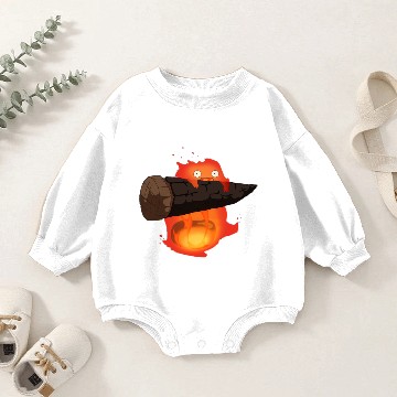 Discover Calcifer Baby Romper Sweatshirts