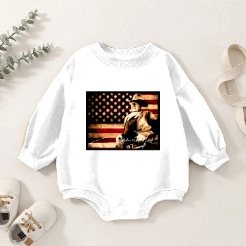 Discover John Wayne Signature Stars Baby Romper Sweatshirts