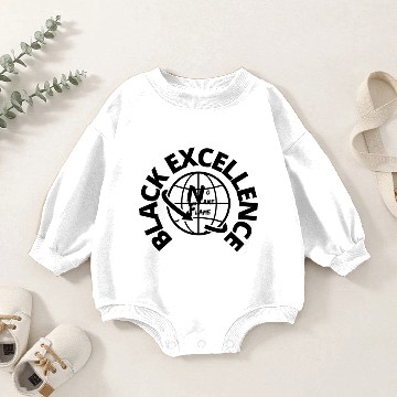 Discover Black Excellence Baby Romper Sweatshirts