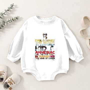 Discover Radiohead Discography Baby Romper Sweatshirts