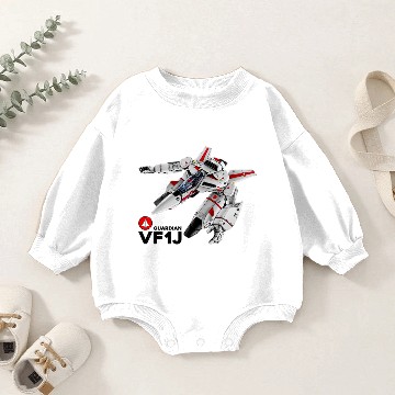 Discover Guardian VF1J - Robotech - Baby Romper Sweatshirts