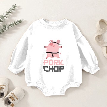 Discover Pork chop Baby Romper Sweatshirts