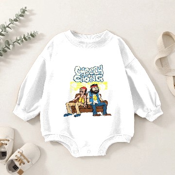 Discover Cheech and Chong Stick Together Baby Romper Sweatshirts