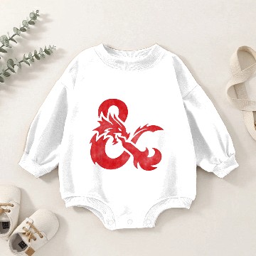 Discover D&D - Distressed - Dungeons And Dragons - Baby Romper Sweatshirts