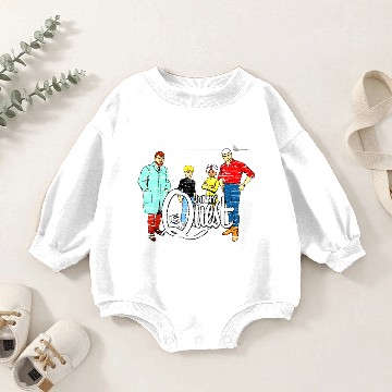 Discover Jonny Quest - weathered board distressed - Jonny Quest - Baby Romper Sweatshirts