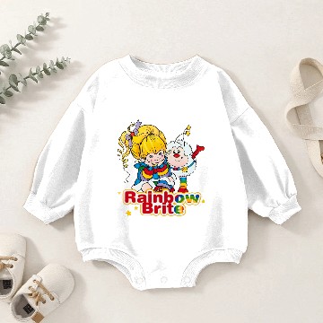 Discover Rainbow Brite Classic Baby Romper Sweatshirts