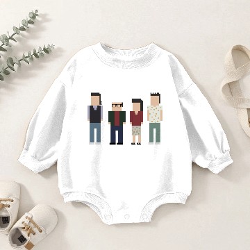 Discover 8-Bit Seinfeld - Seinfeld - Baby Romper Sweatshirts