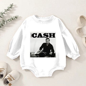Discover Johnny Cash Baby Romper Sweatshirts
