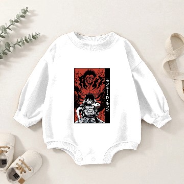 Discover Luffy-Haki - Luffy - Baby Romper Sweatshirts