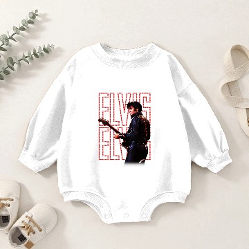 Discover Elvis Presley  68 Comeback Special Rock Band Baby Romper Sweatshirts