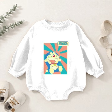 Discover Doraemon Retro Style - Doraemon - Baby Romper Sweatshirts