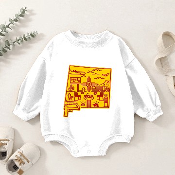 Discover Albuquerque Sunset - Breaking Bad - Baby Romper Sweatshirts