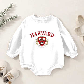 Discover Harvard University Baby Romper Sweatshirts