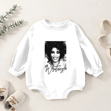 Discover Whitney Houston Vintage 90s Baby Romper Sweatshirts