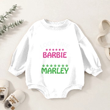 Discover Look Like Barbie Smoke Like Marley Baseball Jackets Baby Romper Sweatshirts