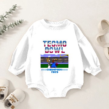 Discover Tecmo Bowl Champion 1989 Baby Romper Sweatshirts