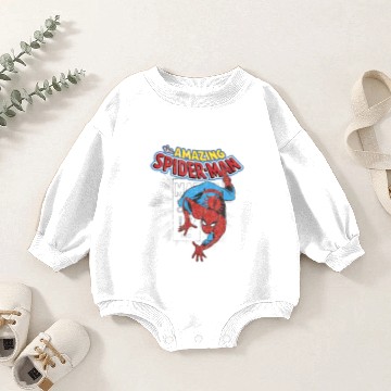 Discover Vintage Spider Man Comic Baby Romper Sweatshirts