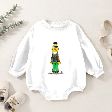 Discover Frustrated Bert Baby Romper Sweatshirts