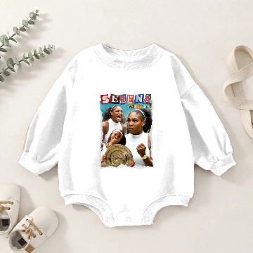 Discover Serena Williams Lightweight Baby Romper Sweatshirts