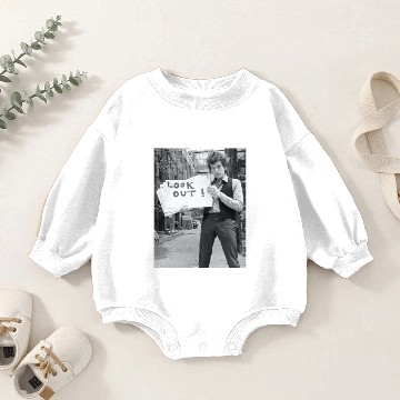 Discover Bob Dylan - LOOK OUT! Baby Romper Sweatshirts