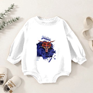 Discover Judas Priest Defenders Blue Baby Romper Sweatshirts