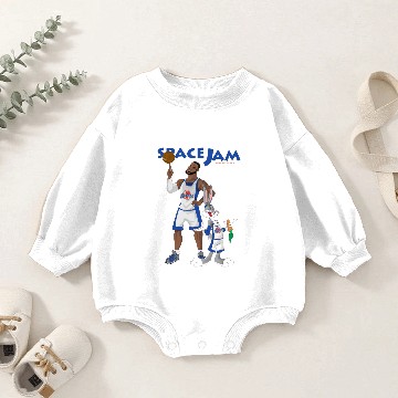 Discover Bugs Bunny and Lebron Baby Romper Sweatshirts